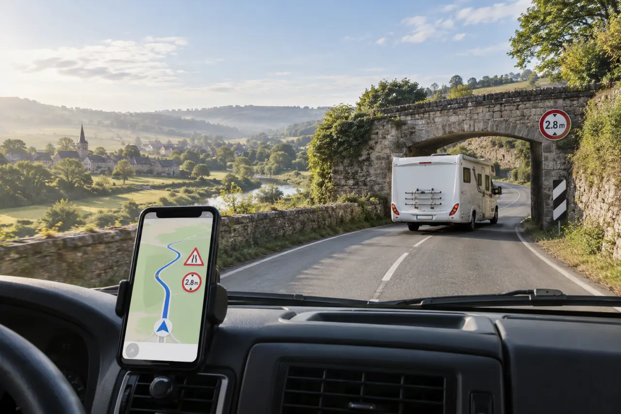 Waze pour camping-car : pratique pour le trafic, limité pour le gabarit