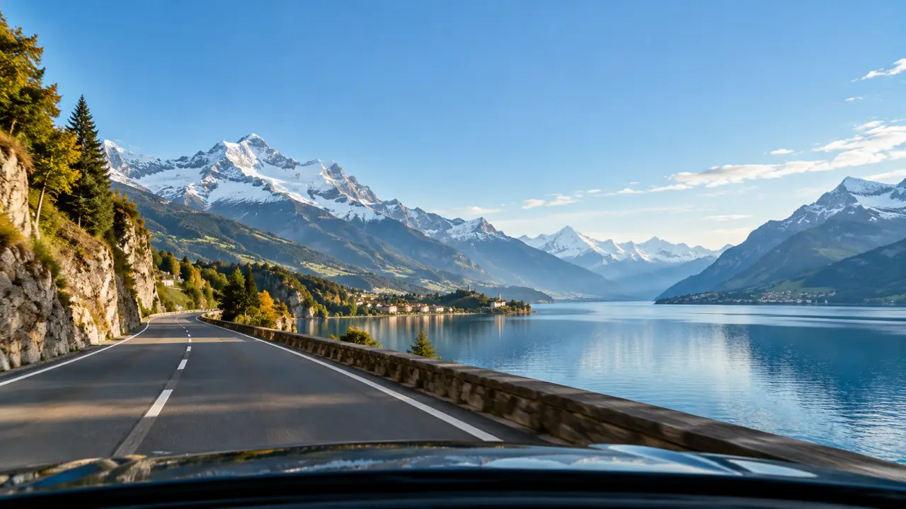 Voyage en Suisse en voiture : 40 CHF de vignette, des lacs et zéro détour inutile