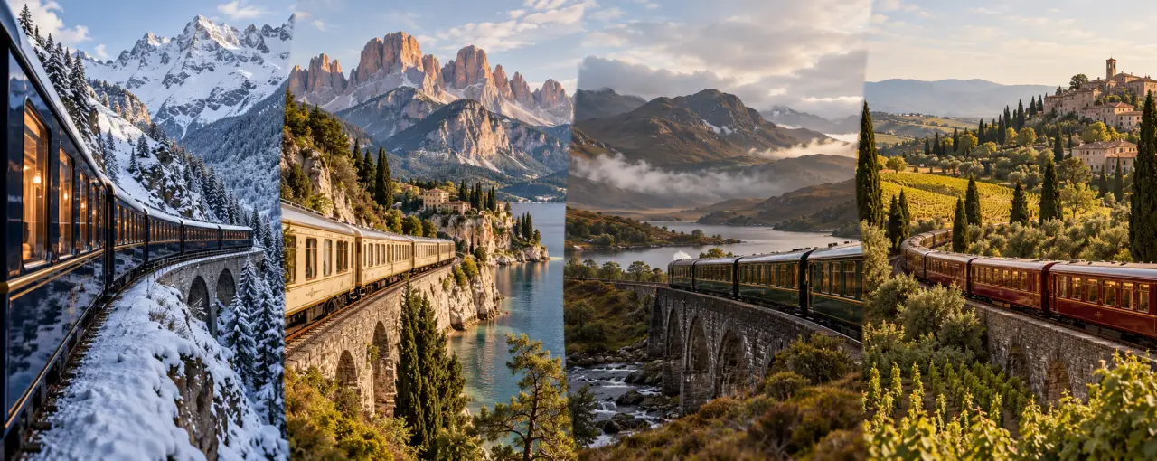 4 trains de luxe en Europe : itinéraires, prix et expériences à bord